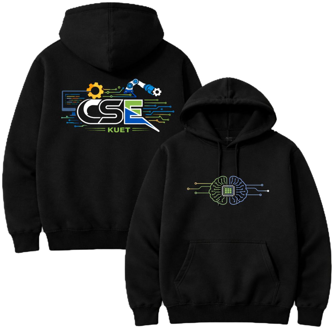 CSE Brain Non-Zipper Hoodie